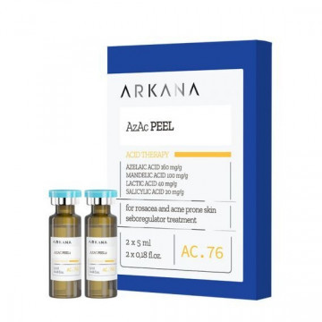 AzAc Peel – Отшелушивающий и нормализующий пилинг с азелаиновой, миндальной, салициловой и молочной кислотами